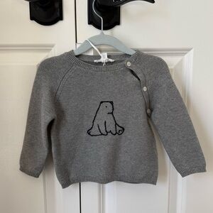 Tartine et Chocolat Bear Knit Sweater NEW